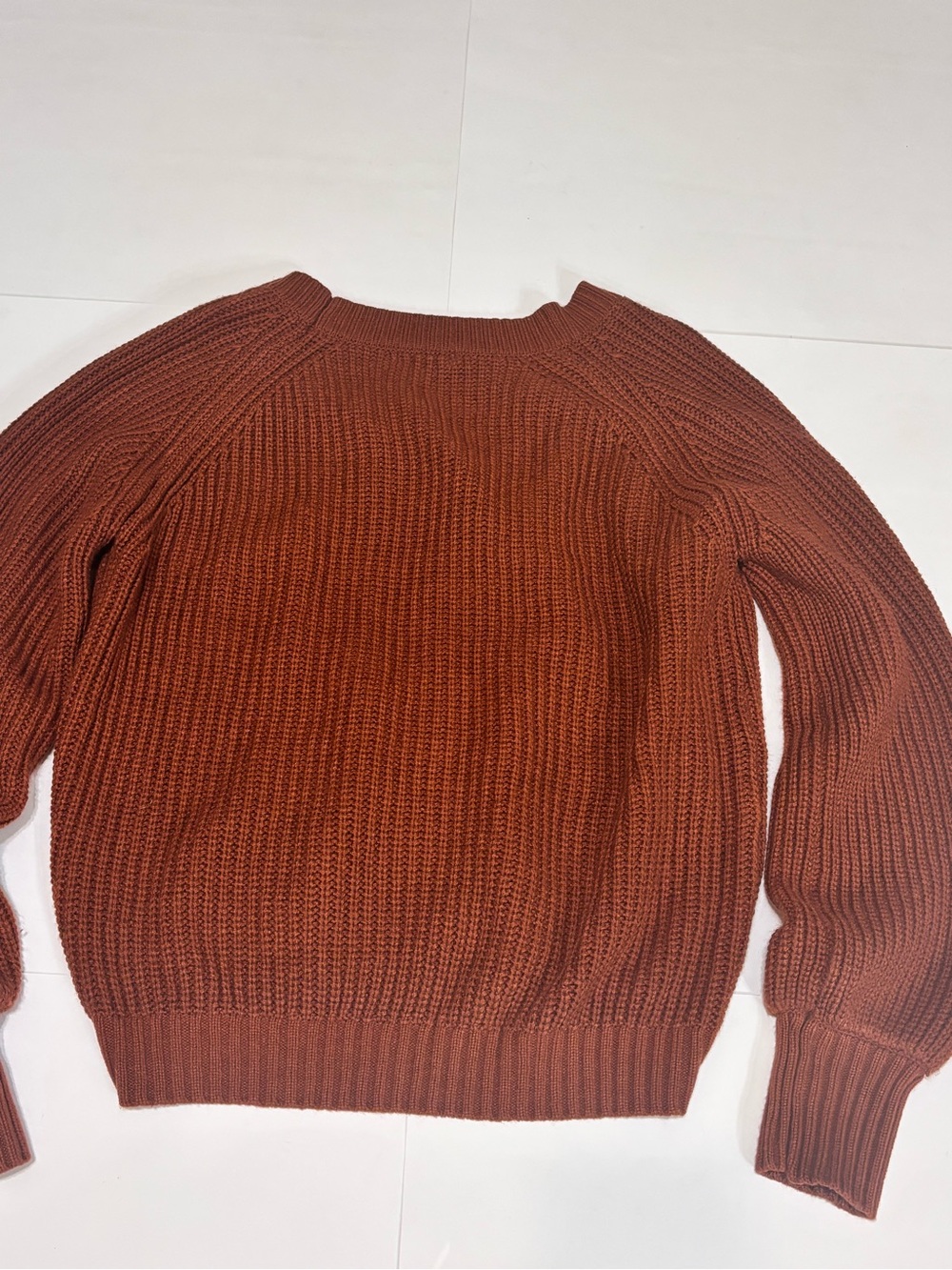 zeagoo Women's Rust Button-Front Ribbed Cardigan - Picture 10 of 10